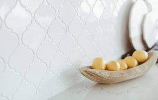 backsplash in SJC Builder's Kitchen