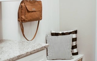 custom mudroom bench